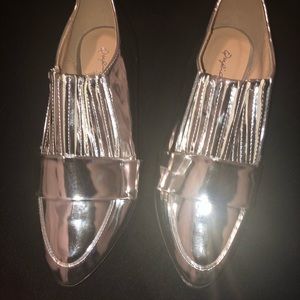 Silver shoes